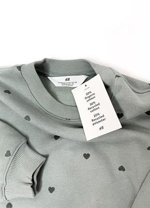 Кофта світшот на дівчинку h&m 2