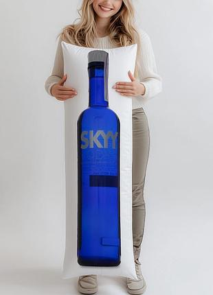 Дакимакура, водка skyy, 0,7л, (подушка обнимашка) 100*33 см