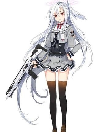 Пластиковая ростовая фигура morizuki suzumi blue archive 180 см
