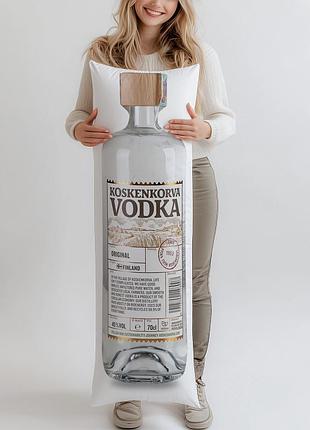 Дакимакура, водка koskenkorva original, 0,7л, (подушка обнимашка) 100*33 см