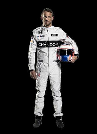 Пластиковая ростовая фигура дженсон баттон (jenson button) 180 см