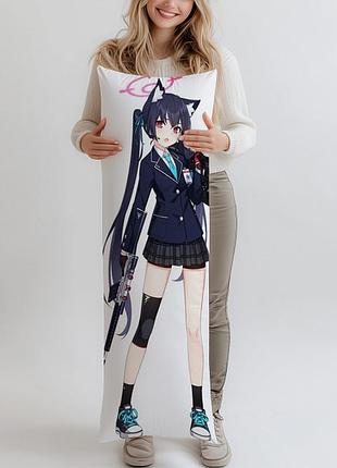 Дакимакура serika kuromi blue archive подушка 150*50 см