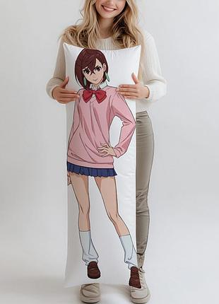 Дакимакура momo ayase дандадан подушка 180*60 см
