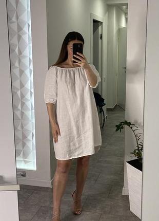 Лляна сукня