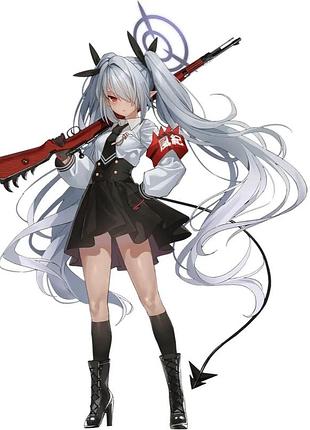 Пластикова ростова фігура iori shiromi blue archive 180 см