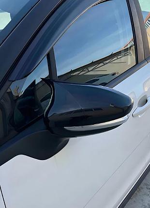 Накладки на зеркала bmw-style (2017-2021, 2 шт) для citroen c-3