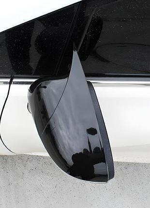 Накладки на зеркала bmw-style (с поворотником, 2 шт) для kia rio 2012-2017 гг