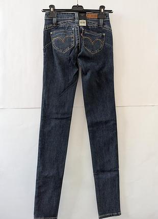 Джинсы для девочки levi's, 23,хлопок,синни,джинсы,левис,левайс,levis,эластан,джеггинсы, трэггинсы,треггинсы, вытертые, зауженные, демисезон 2