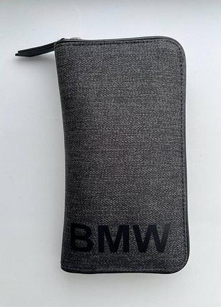 Оригінальний чорний гаманець кошелек портмоне бмв bmw