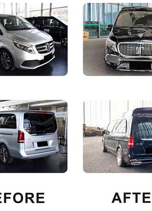Комплект обвісу (maybach type-gls, з капотом) для mercedes vito/v-class w447 2014- рр