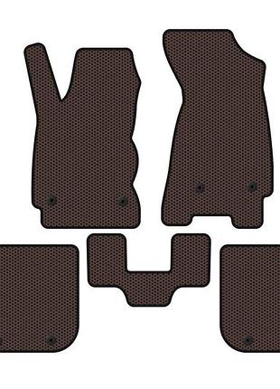 Резиновые коврики carsuit (avant, коричневые) для ауди a4 b5 1994-2001 гг