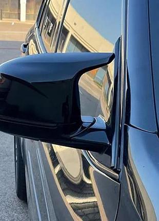 Накладки на зеркала m-look (2 шт) для bmw x6 f16 2014-2019 гг