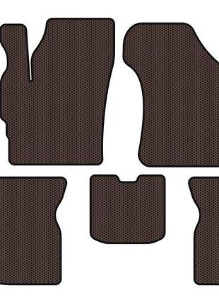 Гумові килимки carsuit (коричневий) для chery qq 2003-2022 рр
