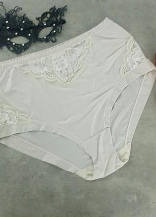 Бежевые трусики с кружевом marks &amp; spencer