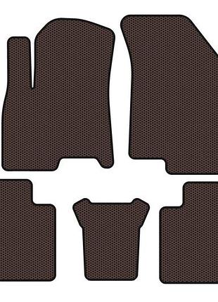 Резиновые коврики carsuit (коричневые) для chery tiggo 8 2017- гг