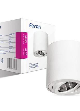 Накладний світильник feron ml302 під лампу білий