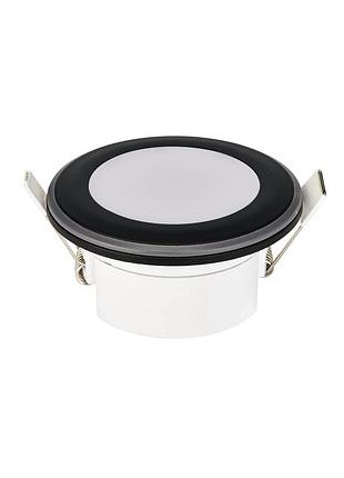 Світлодіодний світильник вбудований led parker-5 5w 4200k чорний