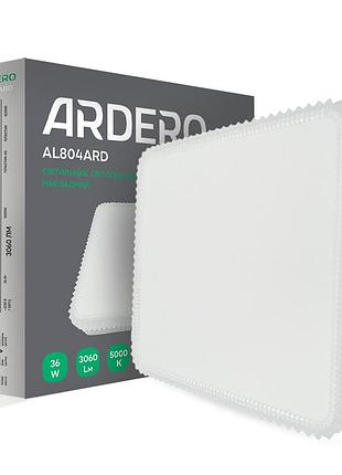 Светодиодный накладной светильник ardero al804ard 36вт 5000k белый