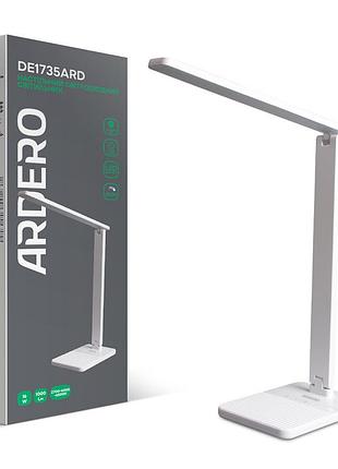 Светодиодный настольный светильник ardero de1735ard 16вт белый