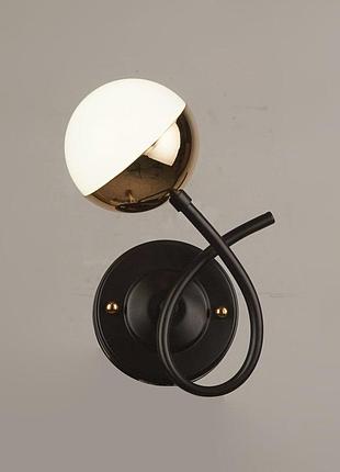 Бра настенная sirius b n4184/1w bk+fgd