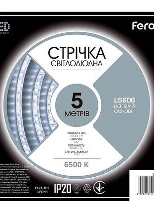 Светодиодная лента feron ls606 12в 7.2вт/м 6500k
