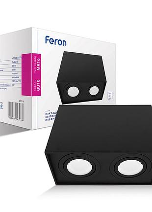 Накладной светильник feron ml305-2 под лампу черный