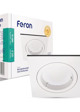 Встроенный светильник feron dl6300 под лампу белый