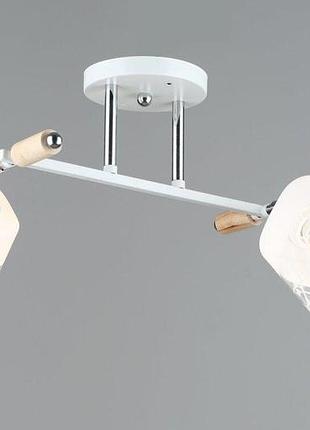 Потолочная люстра sirius b a4118/2 wt+ch с поворотным механизмом