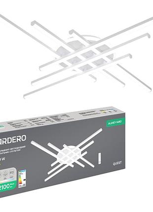 Светодиодный накладной светильник ardero al6187-1ard quest 110вт белый