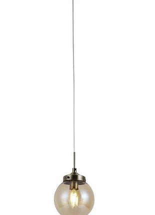 Люстра підвісна sirius 74405/1p antique brass + matte black на 1 плафон