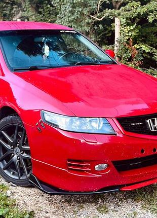 Передний сплиттер niken red (abs) для honda accord vii 2002-2007 гг