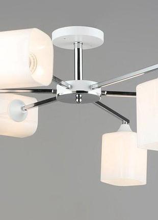 Підвісна люстра b a4183/6 6x60w хром+білий