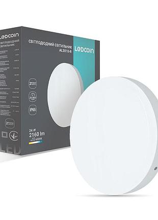 Світлодіодний накладний світильник ledcoin al3010-r 24 вт 6500k