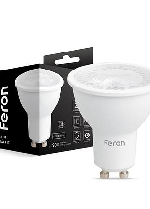 Светодиодная лампа feron lb-194 6вт gu10 4000k