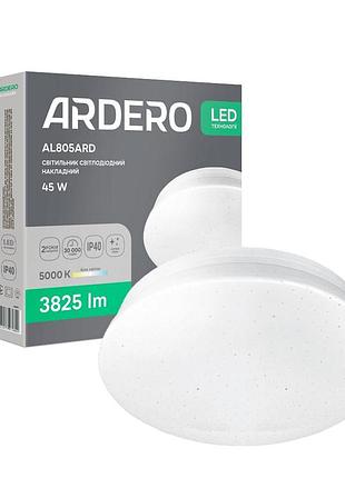 Светодиодный накладной светильник ardero al805ard 45вт 5000k белый