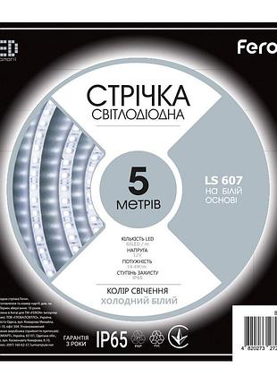 Светодиодная лента feron ls607 12в 14.4вт/м 5500k