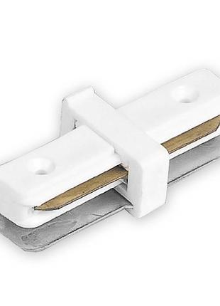 Коннектор прямой feron ld1100 белый