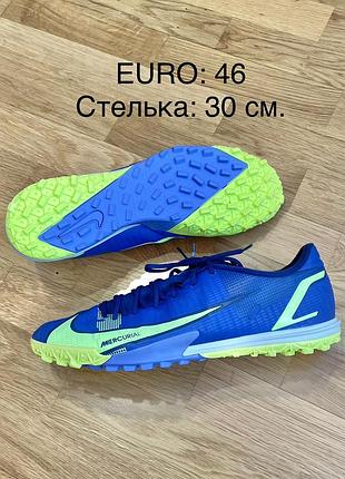 Футбольные сороконожки nike mercurial vapor для футбола футзала тренировок на искусственных покрытиях adidas спортивные игровые бутсы puma футзалки