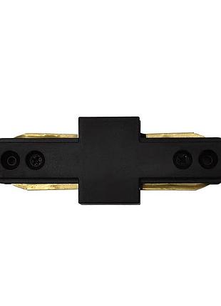 Коннектор прямой feron ld1200-p черный