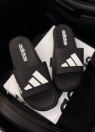 Мужские шлепанцы adidas черные