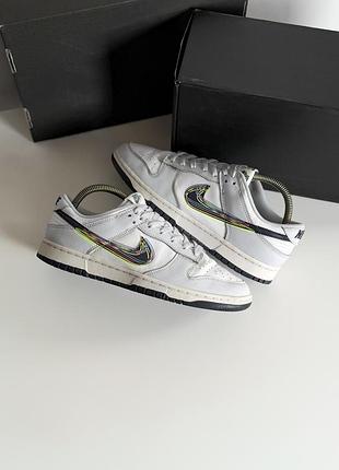 Кроссовки nike dunk low 3d swoosh dv6482-100
