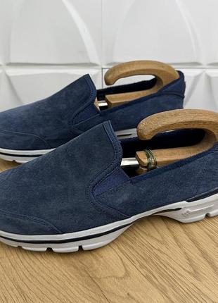 Оригінальні замшеві мокасини skechers