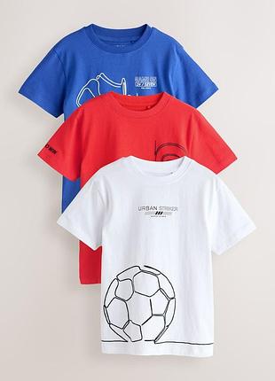 Набір бавовняних футболок 3шт⚽️⚽️⚽️