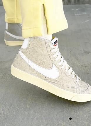 Кросівки замшеві nike blazer mid '77 vintage, р 41-42