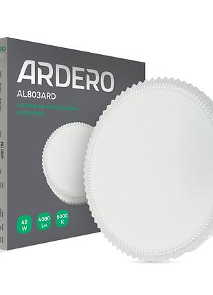 Светодиодный накладной светильник ardero al803ard 48вт 5000k белый