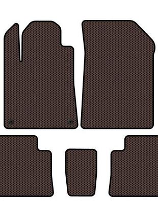 Резиновые коврики carsuit (коричневые) для citroen c-5 2001-2008 гг