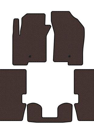 Гумові килимки carsuit (hb, коричневий) для dodge caliber 2006-2011 рр