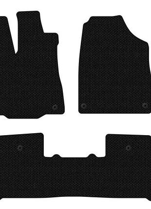 Гумові килимки carsuit (2 ряди, чорні) для acura mdx 2013-2020 рр