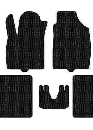 Резиновые коврики carsuit (черные) для fiat panda 2003-2011 гг