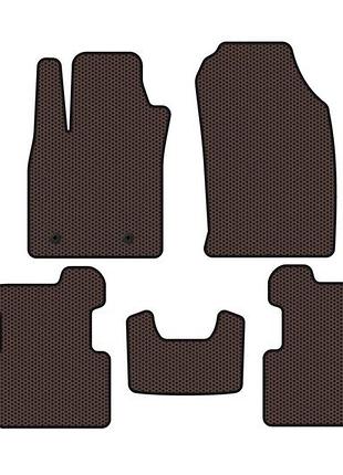 Гумові килимки carsuit (2018-2022 рр., коричневий) для ford ecosport рр